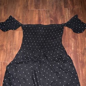 Polka dot romper
